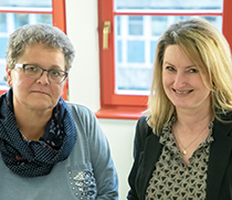 Silke Ribal und Britt Cebulla sind die beiden Betrieblichen Suchtkrankenhelferinnen der UMMD